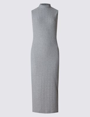 Column Sleeveless Midi Dress